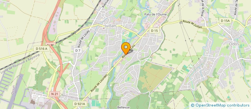 localisation de l'entreprise G.D  JUILLAN