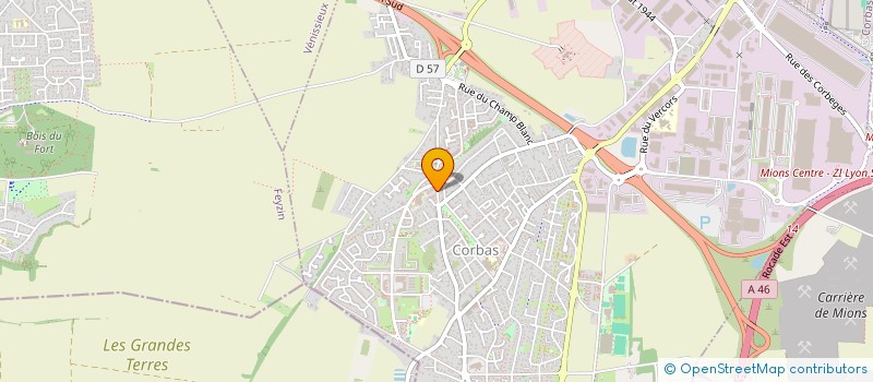 localisation de l'entreprise G.D à CORBAS