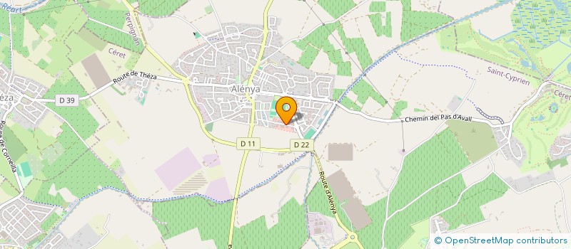 localisation de l'entreprise G&D  ALENYA