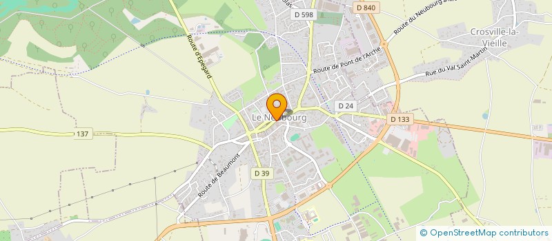 localisation de l'entreprise G D A DU NEUBOURG SUD  LE NEUBOURG