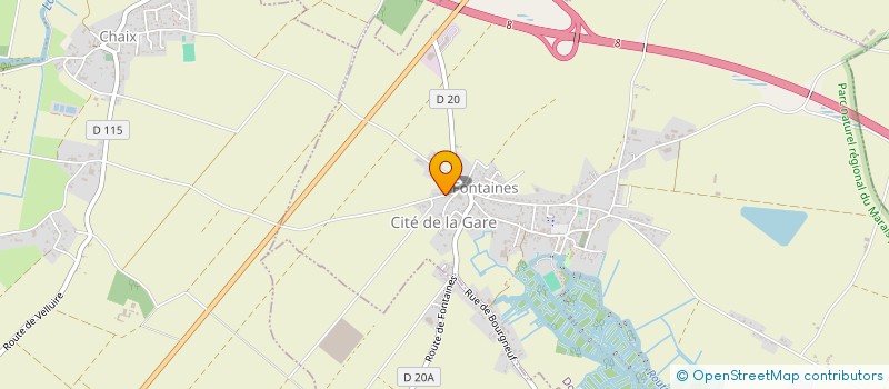 localisation de l'entreprise G.D.A. PICORON  DOIX LES FONTAINES