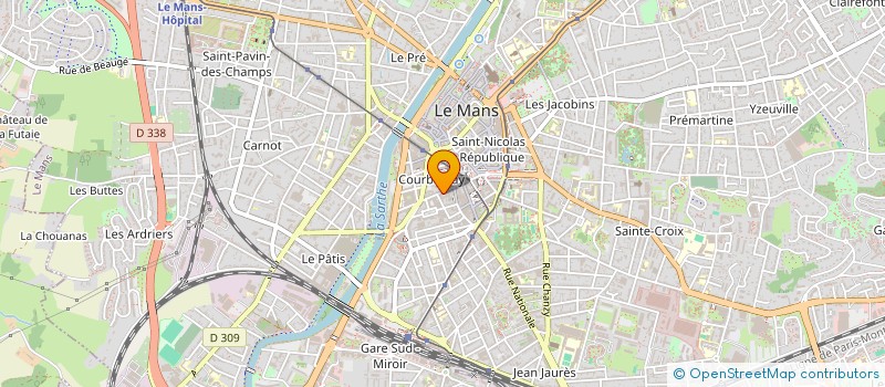 localisation de l'entreprise G D B à LE MANS