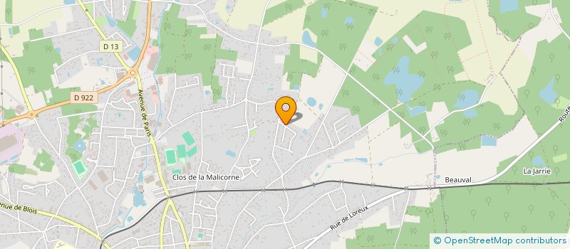 localisation de l'entreprise G.D-BAT  ROMORANTIN-LANTHENAY