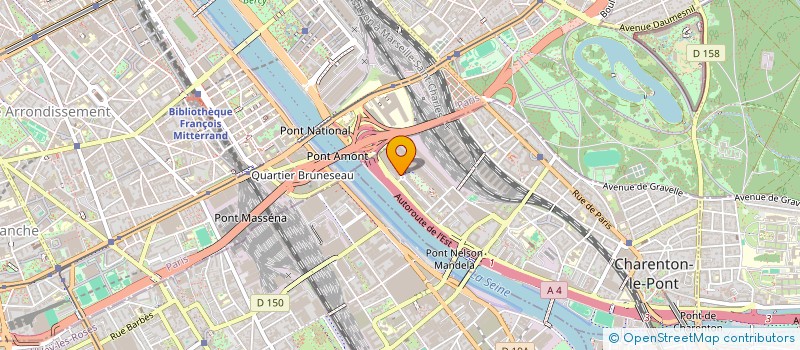 localisation de l'entreprise G.D. BERCY2  CHARENTON-LE-PONT