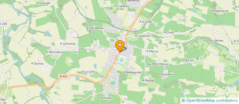 localisation de l'entreprise G.D.C à GONDRIN