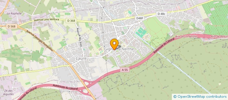 localisation de l'entreprise G.D.C (GLOBAL DISTRIBUTION COMPANY)  CHATEAUNEUF-LES-MARTIGUES