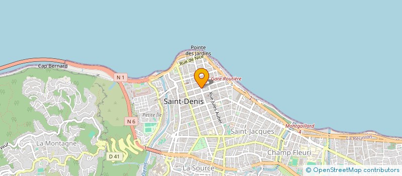 localisation de l'entreprise G.D. COMPAGNIE  SAINT-DENIS