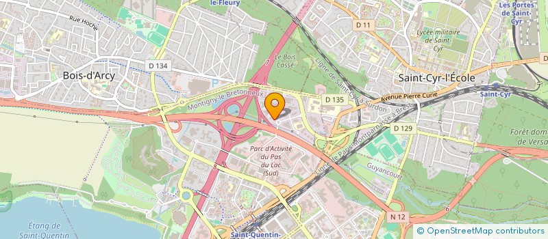 localisation de l'entreprise G & D COMPAGNIE à MONTIGNY-LE-BRETONNEUX