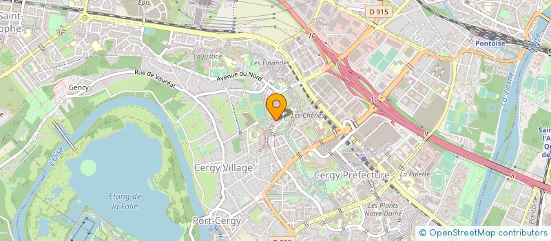 localisation de l'entreprise G D E TELECOM à CERGY