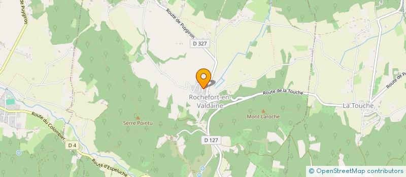 localisation de l'entreprise G.D.G  ROCHEFORT-EN-VALDAINE