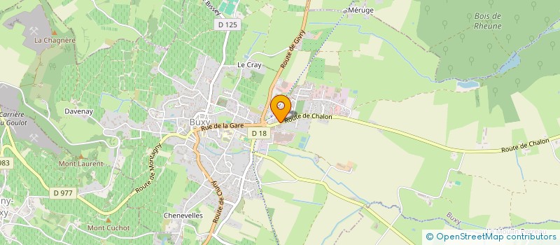 localisation de l'entreprise G.D.H.1  SAINT-MARTIN-SOUS-MONTAIGU