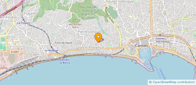 localisation de l'entreprise G D I D à CANNES