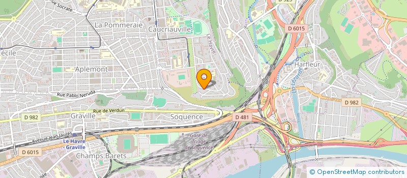 localisation de l'entreprise G.D IMMO à LE HAVRE