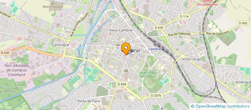 localisation de l'entreprise G.D.IMMOBILIER  CAMBRAI