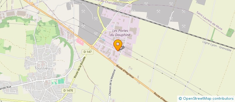 localisation de l'entreprise G.D IMMOBILIERE FRANCE  SAINT-PIERRE-DE-CHANDIEU