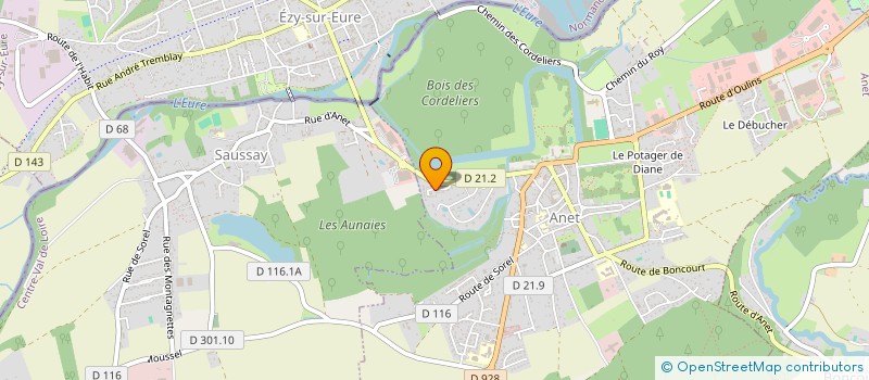 localisation de l'entreprise G D IMPRIMERIE à SOREL-MOUSSEL