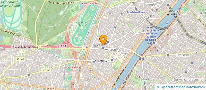 localisation de l'entreprise G & D INVEST  PARIS