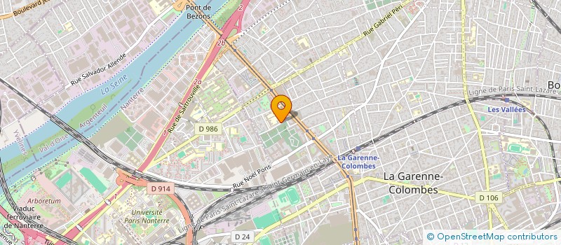 localisation de l'entreprise G D M 92  COLOMBES