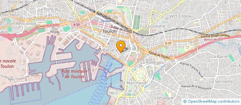 localisation de l'entreprise G.D.M.D à TOULON