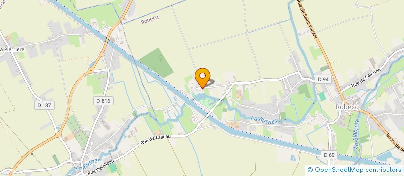 localisation de l'entreprise G.D.M.S  ROBECQ