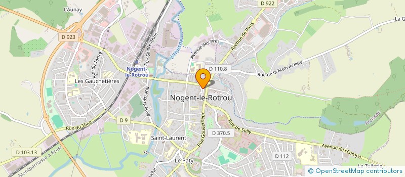 localisation de l'entreprise G.D.N.V. à NOGENT-LE-ROTROU