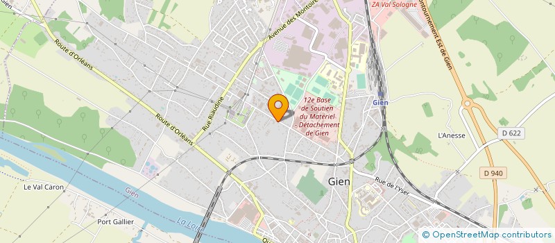 localisation de l'entreprise G.D.P à GIEN