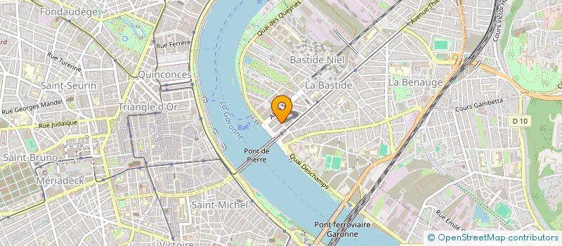 localisation de l'entreprise G D R à BORDEAUX