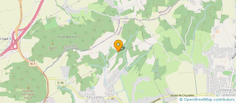 localisation de l'entreprise G.D.R.  CHUZELLES