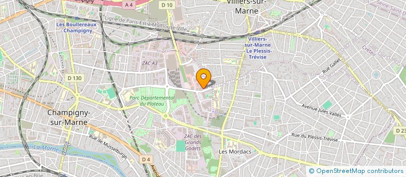localisation de l'entreprise G.D.R  CHAMPIGNY-SUR-MARNE