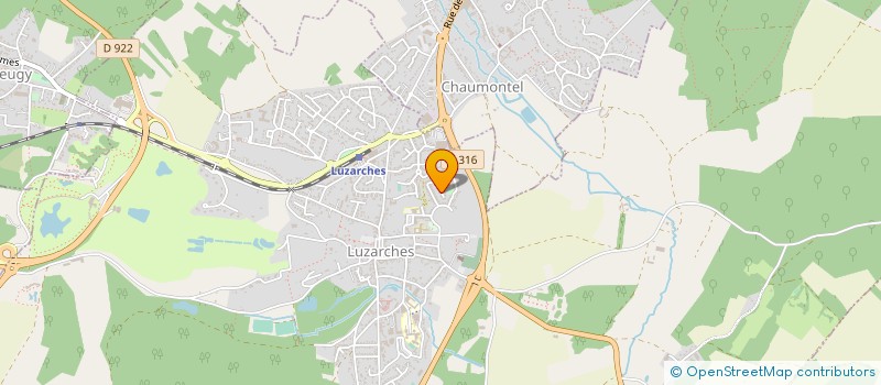 localisation de l'entreprise G.D.R. : GARCIA DEMONTAGE ET REVALORISATION  LUZARCHES