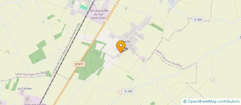 localisation de l'entreprise G&D RENOVATION à SURGERES