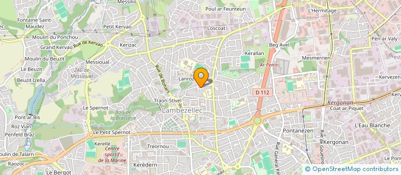 localisation de l'entreprise G.D.T.P à BREST