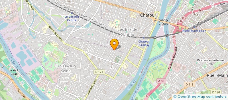 localisation de l'entreprise G.DE FOUCAULD EXPERTISES  CROISSY-SUR-SEINE