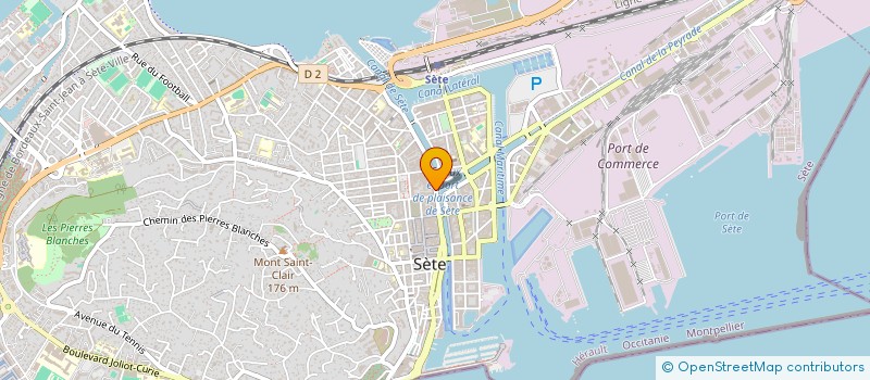 localisation de l'entreprise G DE G  SETE