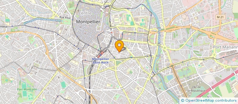 localisation de l'entreprise G DE GUIDAIS MONTERNIER PARFUM à MONTPELLIER