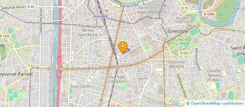 localisation de l'entreprise G'DECOR  GRENOBLE