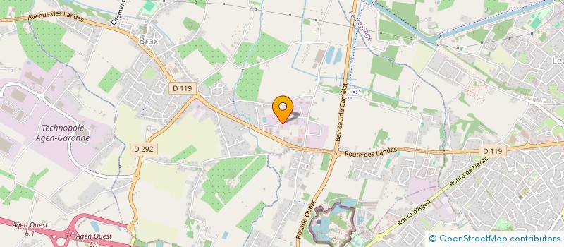 localisation de l'entreprise G. DELSOL ET COMPAGNIE  BRAX