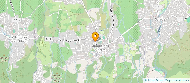 localisation de l'entreprise G.DESIGN  LAROQUE-DES-ALBERES