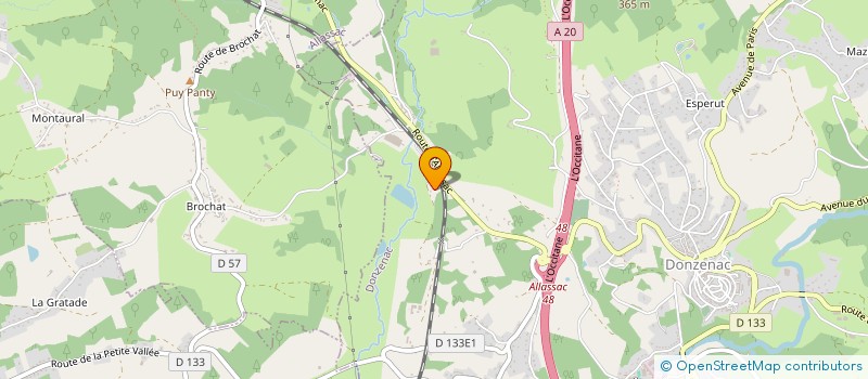 localisation de l'entreprise G DESIGN  DONZENAC