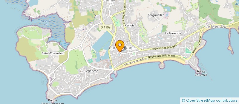 localisation de l'entreprise G DEVELOPPEMENT  CARNAC