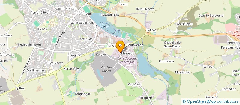 localisation de l'entreprise G.DID  SAINT-RENAN