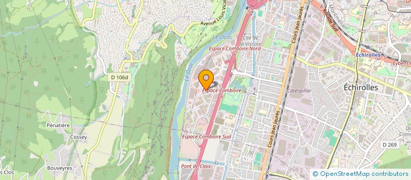 localisation de l'entreprise G DINI AUTO à ECHIROLLES