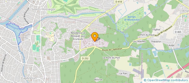 localisation de l'entreprise G-DIS à CAPBRETON