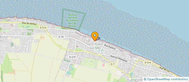 localisation de l'entreprise G-DIS  SAINT-AUBIN-SUR-MER