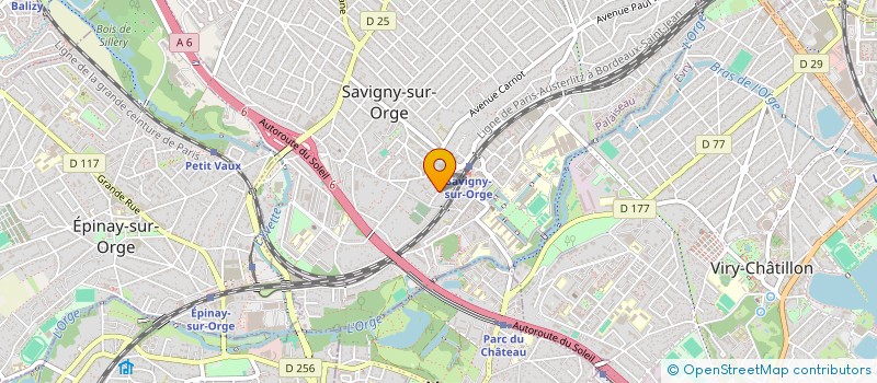 localisation de l'entreprise G. DU MIDI  LONGPONT-SUR-ORGE