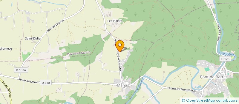 localisation de l'entreprise G DU POT  MANAS