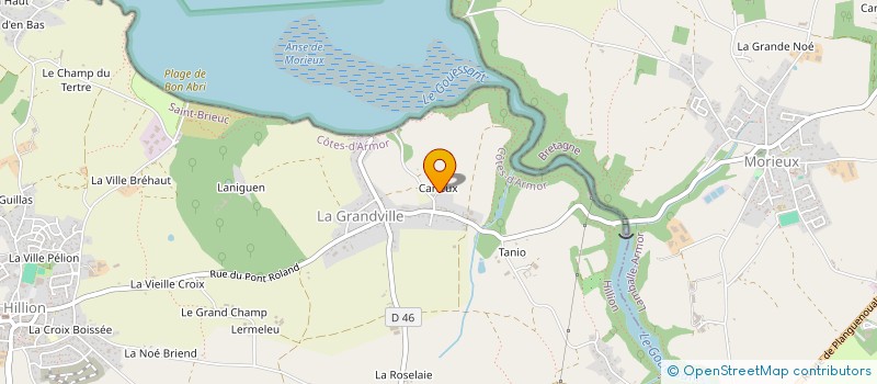 localisation de l'entreprise G DUBOIS TRANSPORTS à HILLION