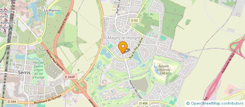 localisation de l'entreprise G DUCHEMIN CONSEIL  MAGNY-LE-HONGRE