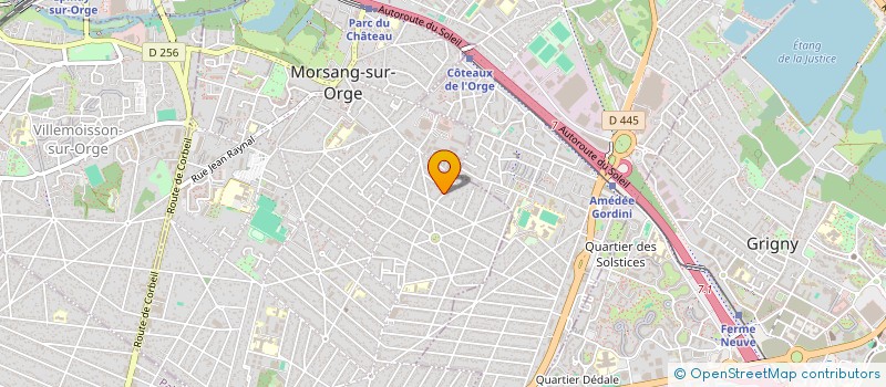 localisation de l'entreprise G.DURAT  MORSANG-SUR-ORGE