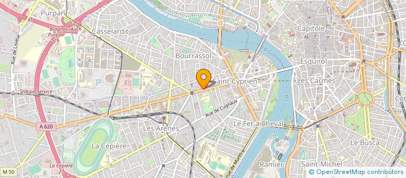 localisation de l'entreprise G.E.ASSISTANCE GESTION PETITES ENTREPRIS à TOULOUSE
